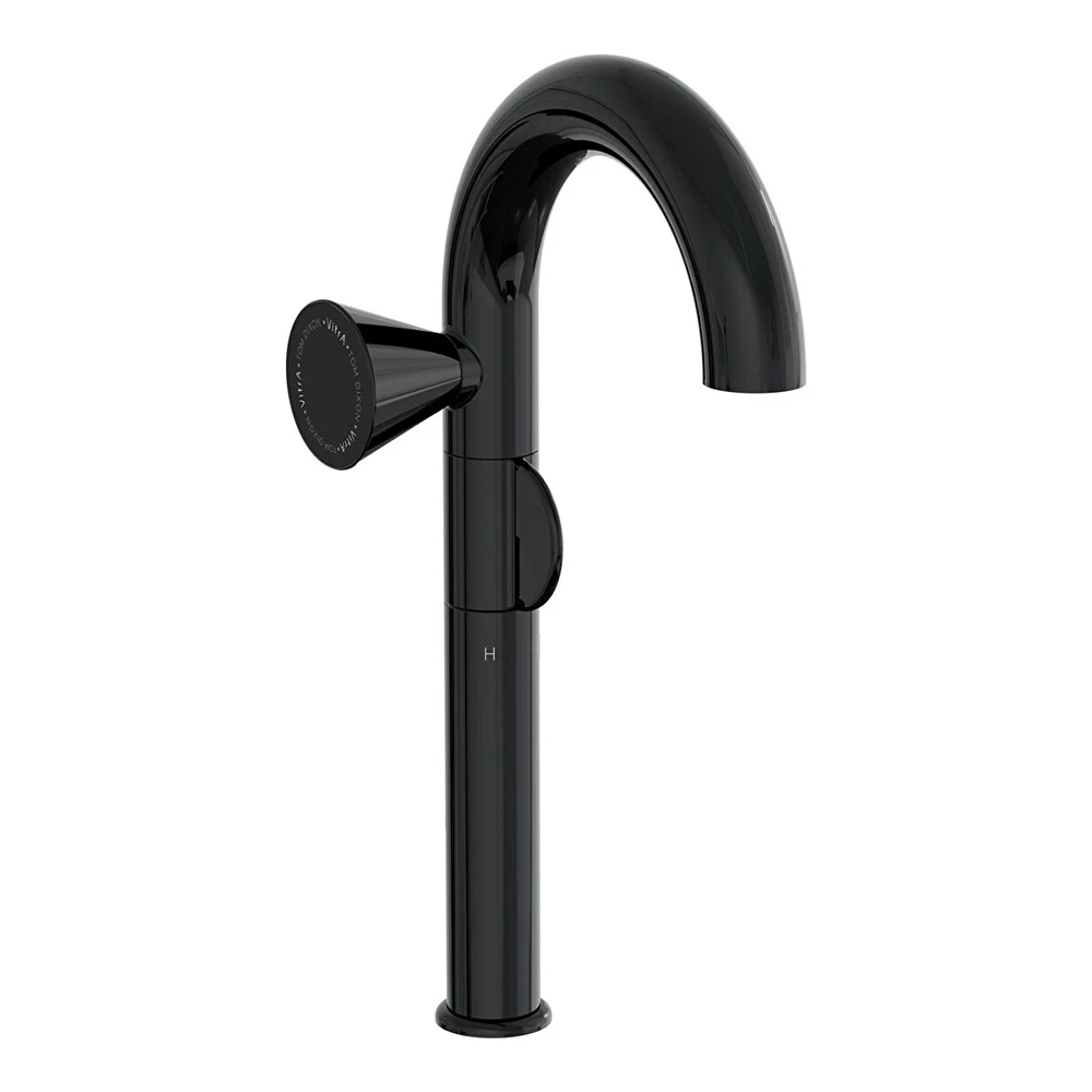 Vitra Liquid Parlak Siyah Yüksek Lavabo Bataryası A4279439 Hemen Al
