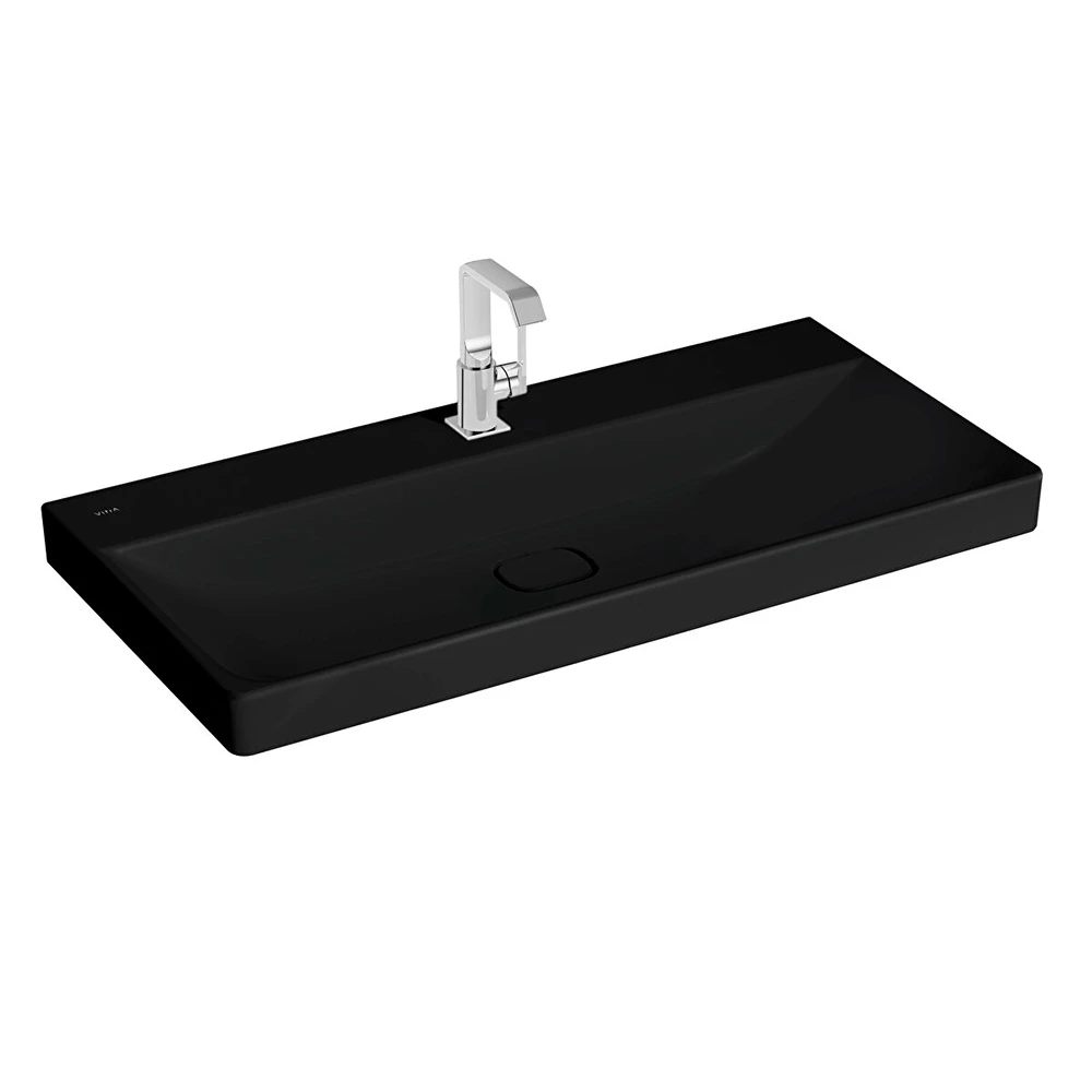 Vitra Metropole 100x47 Cm Mat Siyah Lavabo 7529B083-0041 Hemen Al