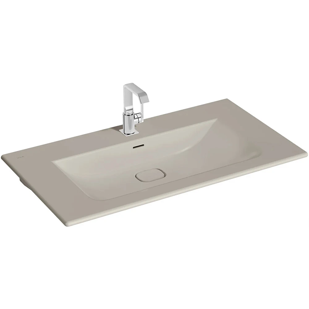 Vitra Metropole 100x53 Cm Mat Bej Etajerli Lavabo 7539B020-0001 Hemen Al