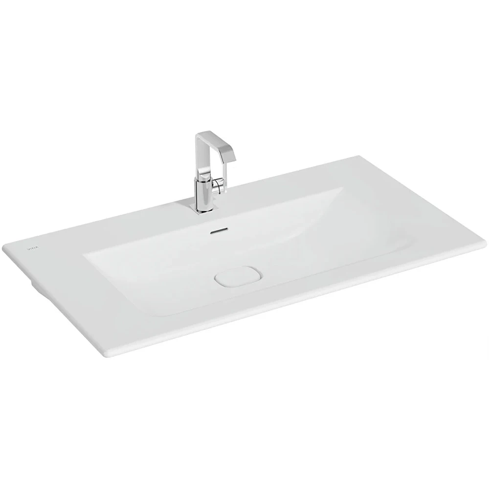 Vitra Metropole 100x53 Cm Mat Beyaz Etajerli Lavabo 7539B001-0001 Hemen Al