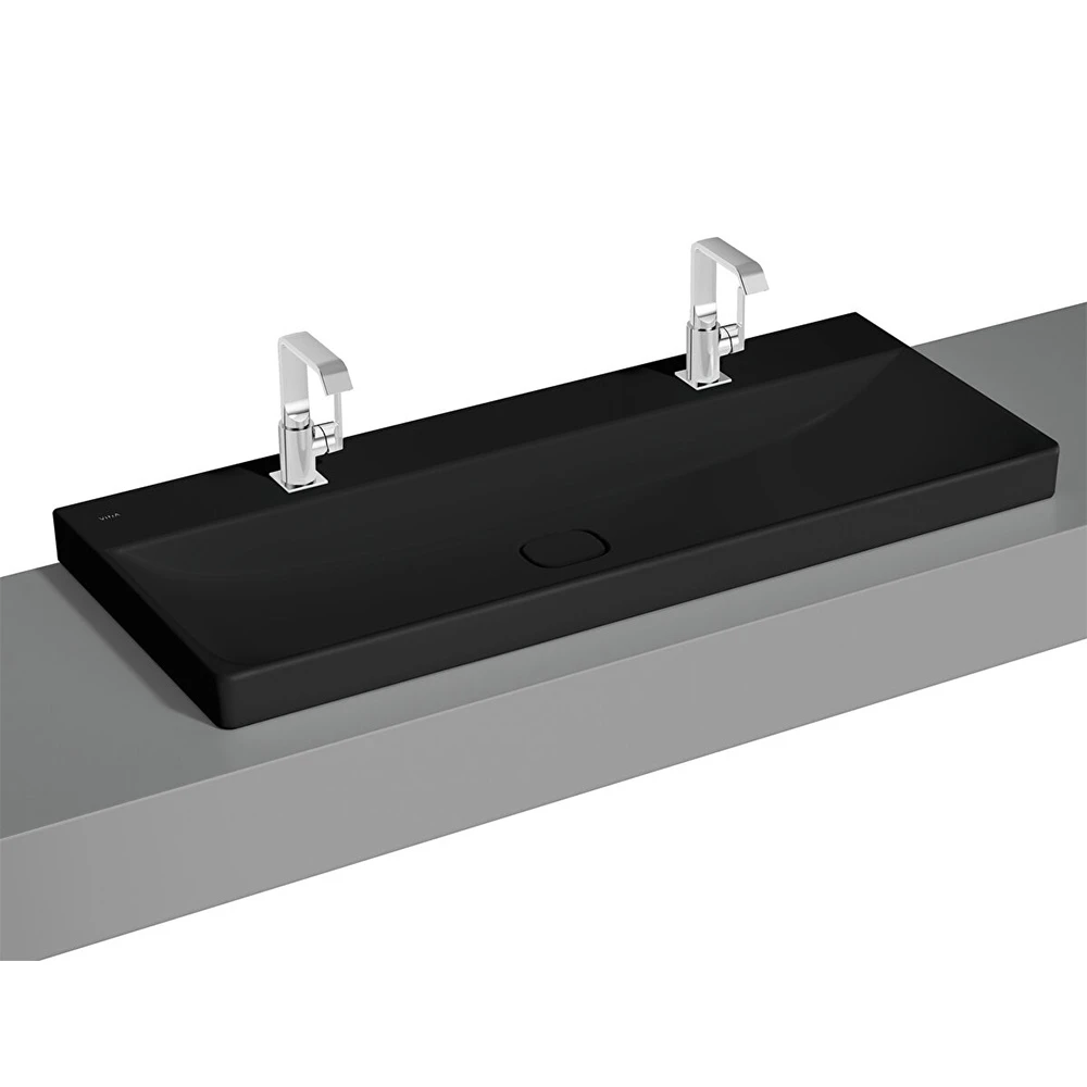Vitra Metropole 120x47 Cm Mat Siyah Çanak Lavabo 7530B083-0937 Hemen Al