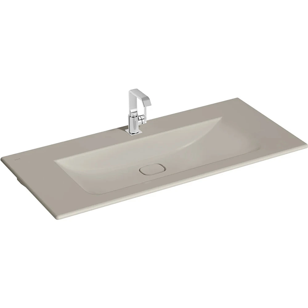Vitra Metropole 120x53 Cm Mat Bej Etajerli Lavabo 7540B020-0001 Hemen Al