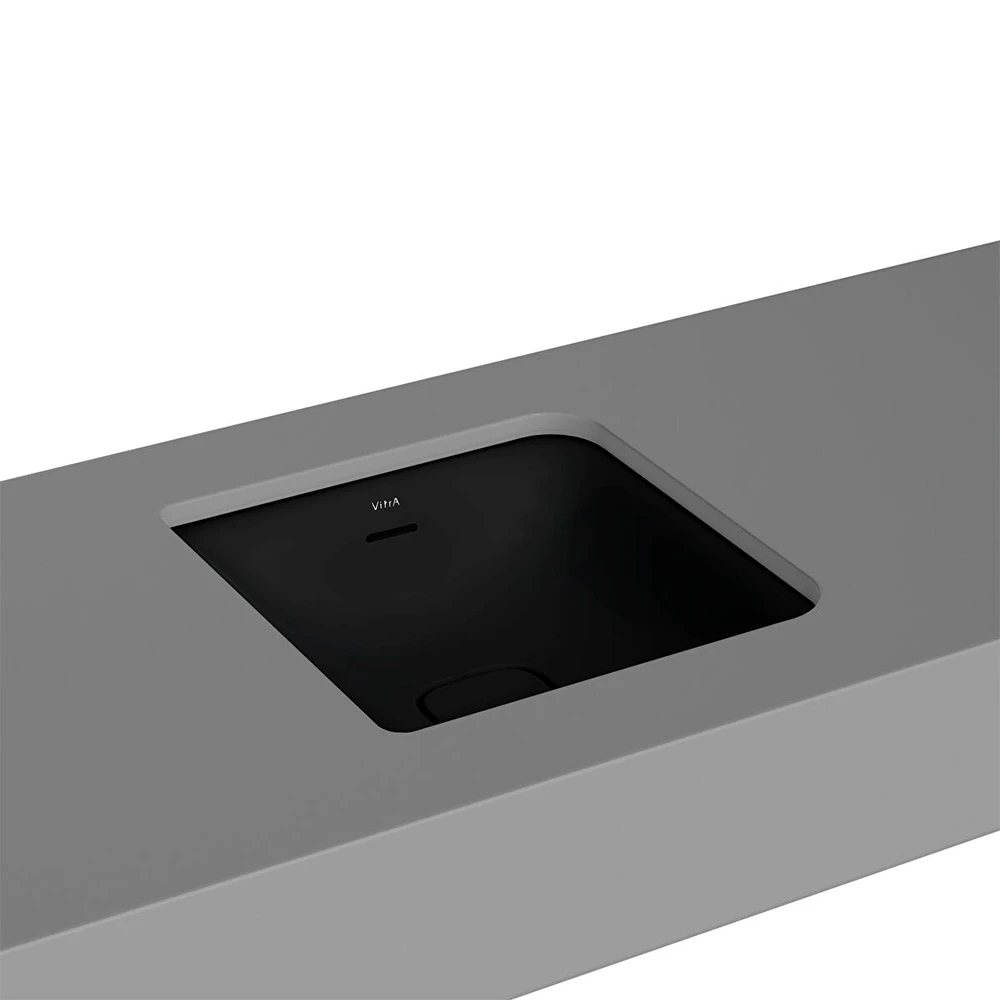 Vitra Metropole 40x40 Cm Kare Mat Siyah Tezgahaltı Lavabo 7533B083-1082 Hemen Al