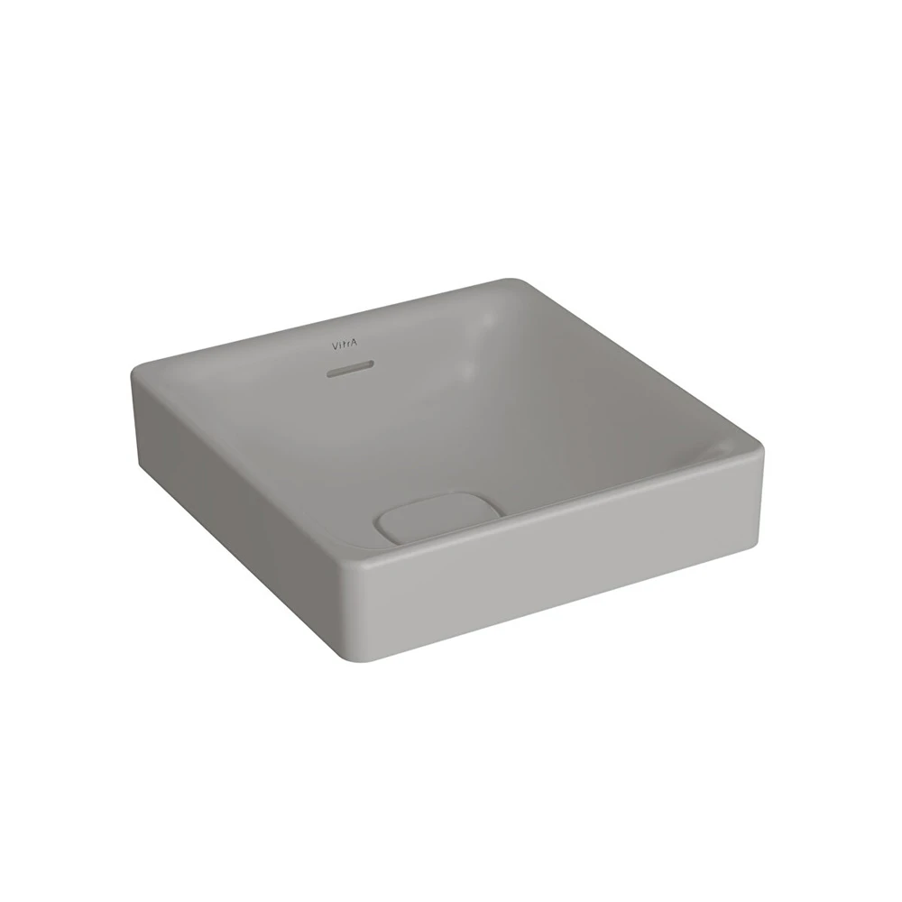 Vitra Metropole 40x40 Cm Kare Mat Taş Gri Çanak Lavabo 7533B076-0673 Hemen Al