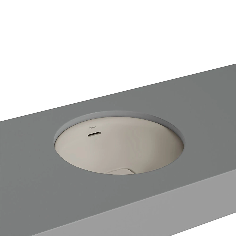 Vitra Metropole 40x40 Cm Yuvarlak Mat Bej Tezgahaltı Lavabo 7532B020-1082 Hemen Al