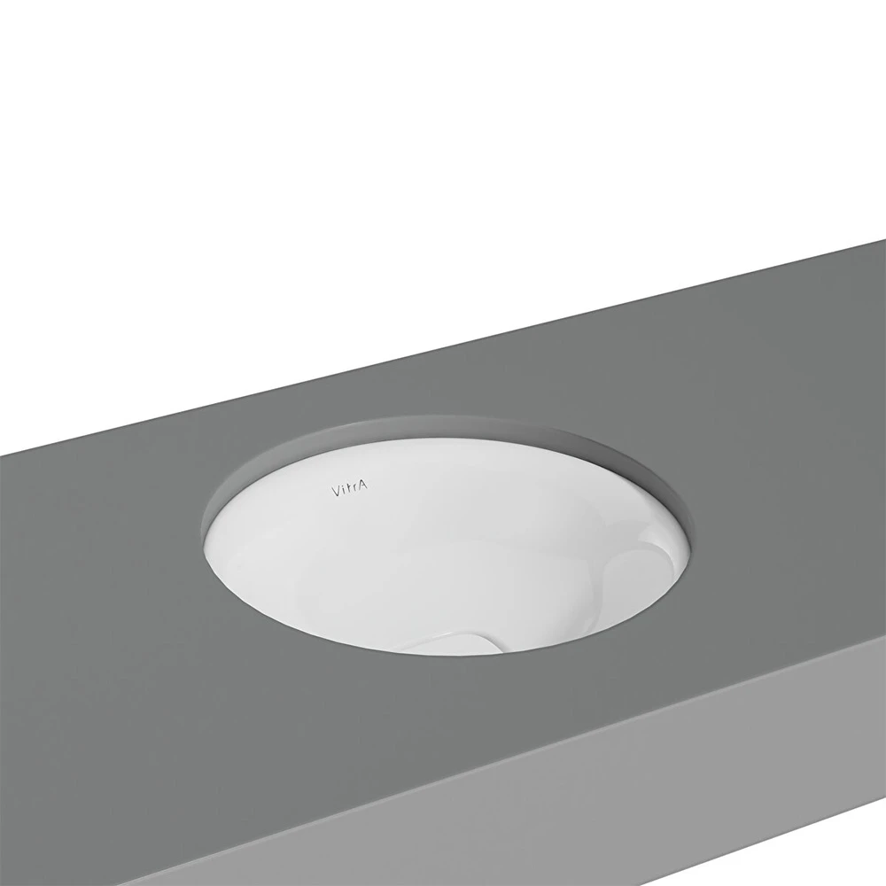 Vitra Metropole 40x40 Cm Yuvarlak Tezgahaltı Lavabo 7532B003-1083 Hemen Al
