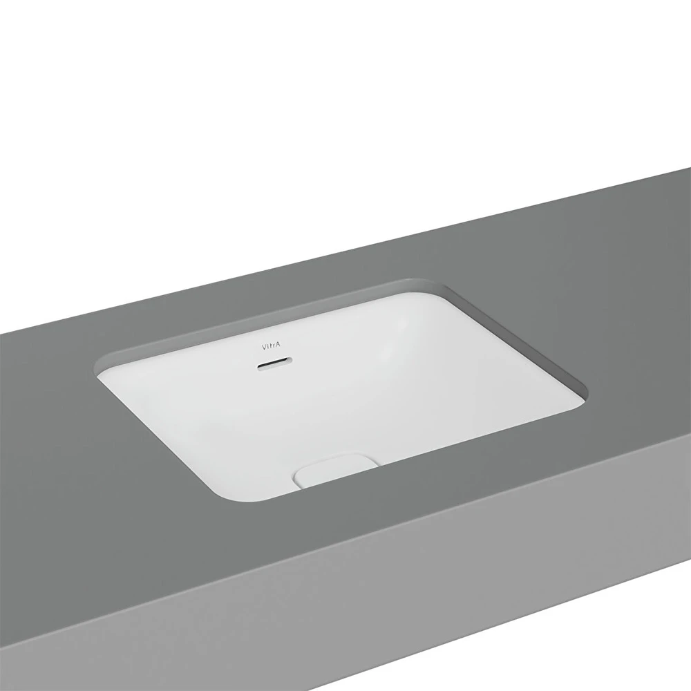 Vitra Metropole 50x40 Cm Dikdörtgen Mat Beyaz Tezgahaltı Lavabo 7534B001-1082 Hemen Al