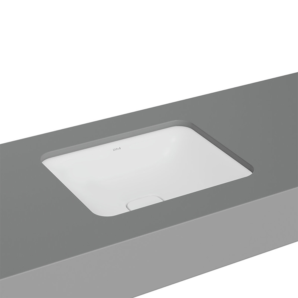 Vitra Metropole 50x40 Cm Dikdörtgen Mat Beyaz Tezgahaltı Lavabo 7534B001-1083 Hemen Al