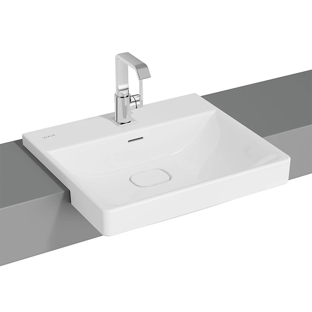 Vitra Metropole 55x47 Cm Yarım Tezgah Lavabo 7531B003-0001 Hemen Al