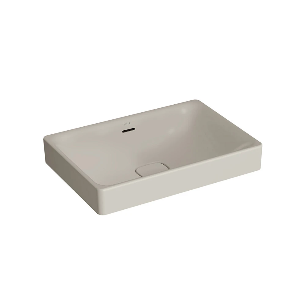 Vitra Metropole 60x40 Cm Dikdörtgen Mat Bej Çanak Lavabo 7535B020-0673 Hemen Al