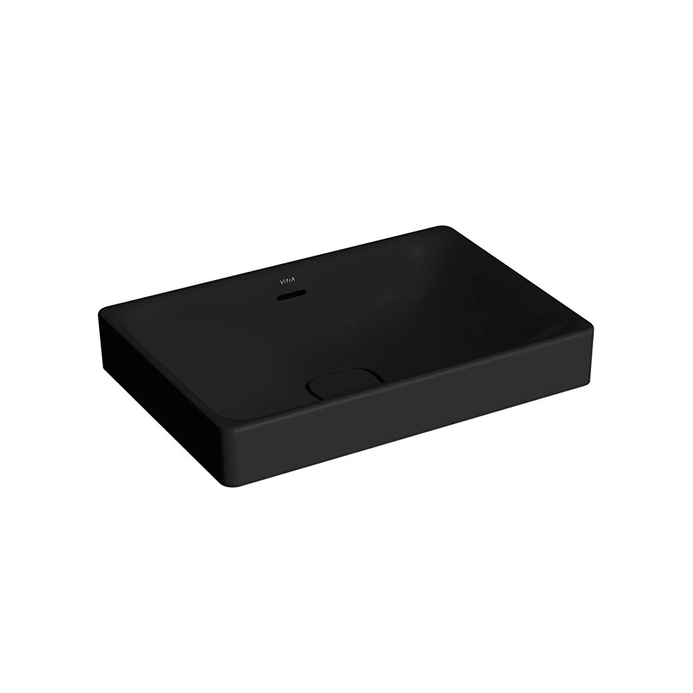 Vitra Metropole 60x40 Cm Dikdörtgen Mat Siyah Çanak Lavabo 7535B083-0673 Hemen Al