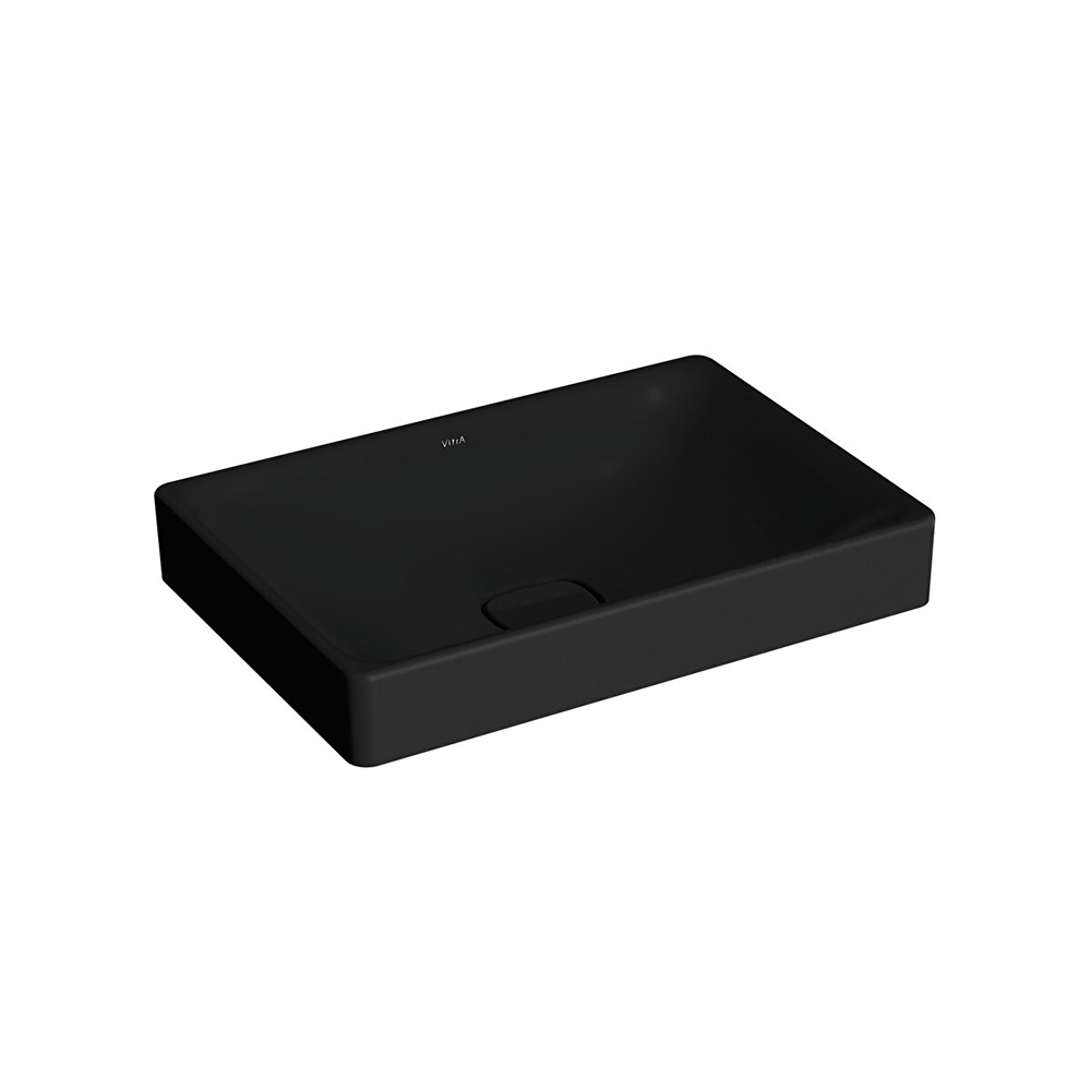 Vitra Metropole 60x40 Cm Dikdörtgen Mat Siyah Çanak Lavabo 7535B083-1398 Hemen Al
