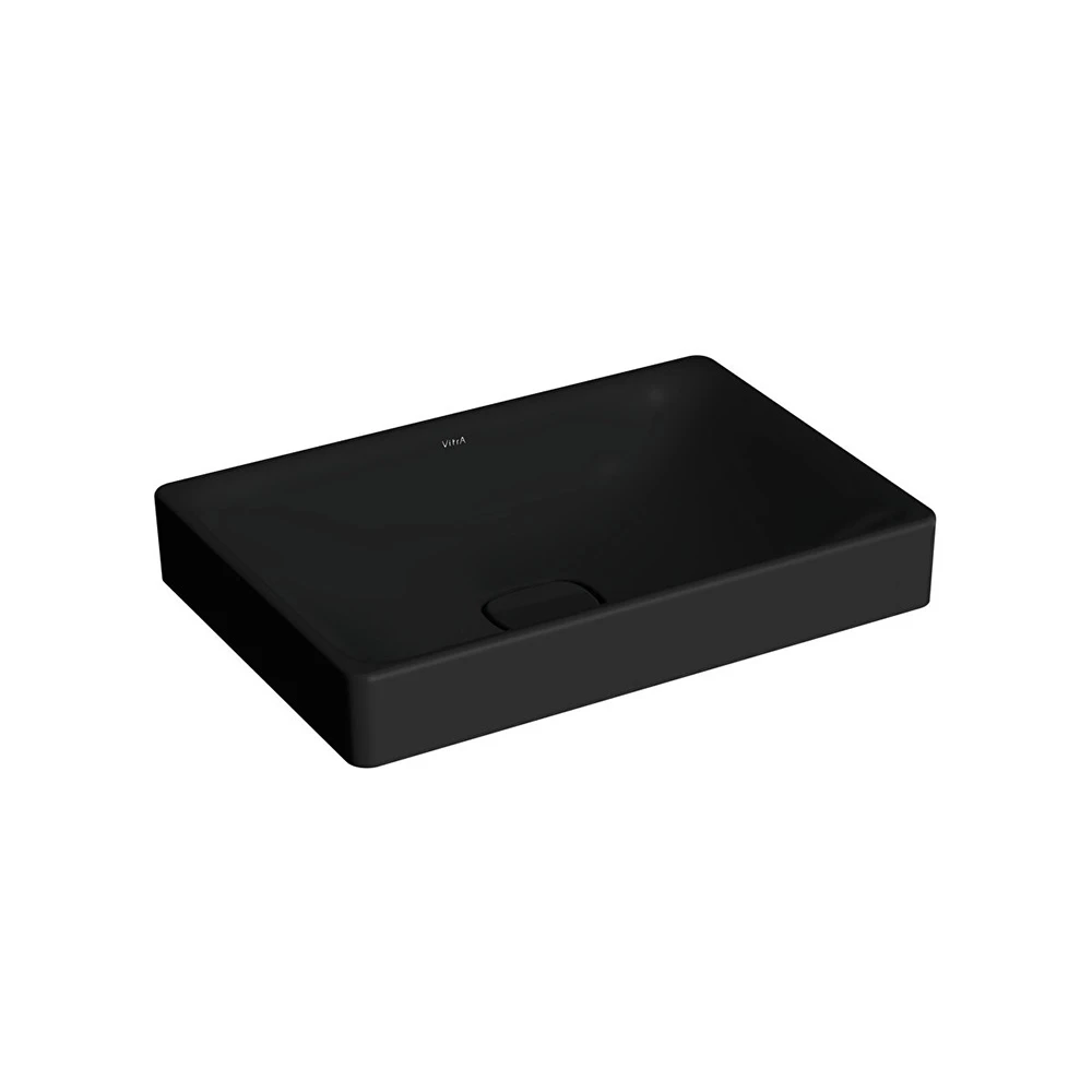 Vitra Metropole 60x40 Cm Dikdörtgen Mat Siyah Çanak Lavabo 7535B083-1398 Hemen Al