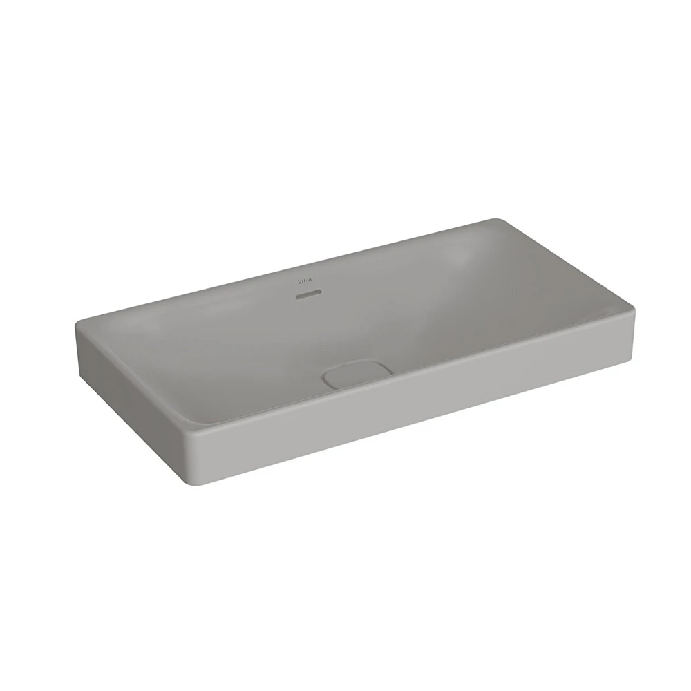 Vitra Metropole 80x40 Cm Dikdörtgen Mat Taş Gri Çanak Lavabo 7536B076-0673 Hemen Al