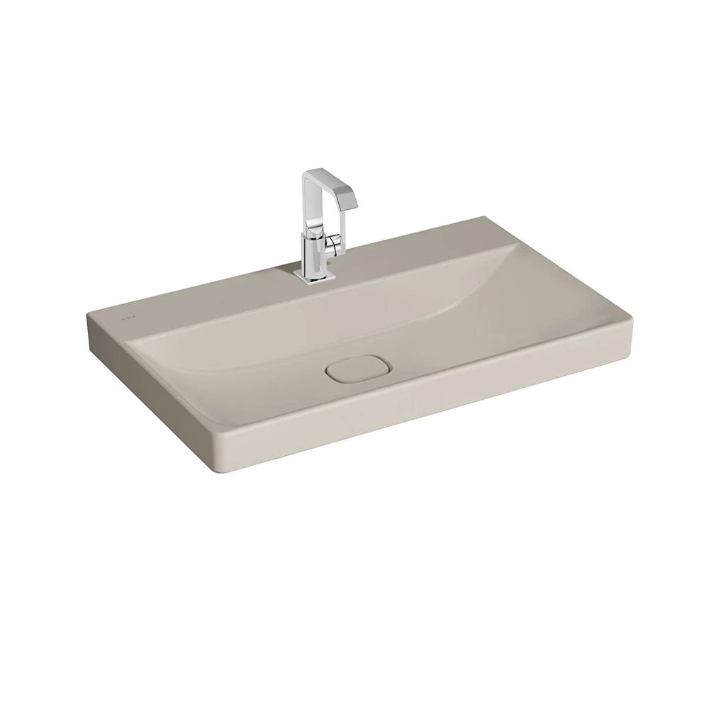Vitra Metropole 80x47 Cm Mat Bej Lavabo 7527B020-0041 Hemen Al