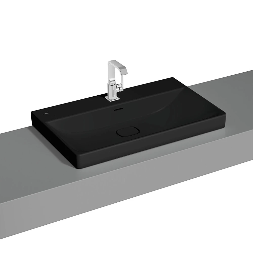 Vitra Metropole 80x47 Cm Mat Siyah Çanak Lavabo 7527B083-0973 Hemen Al