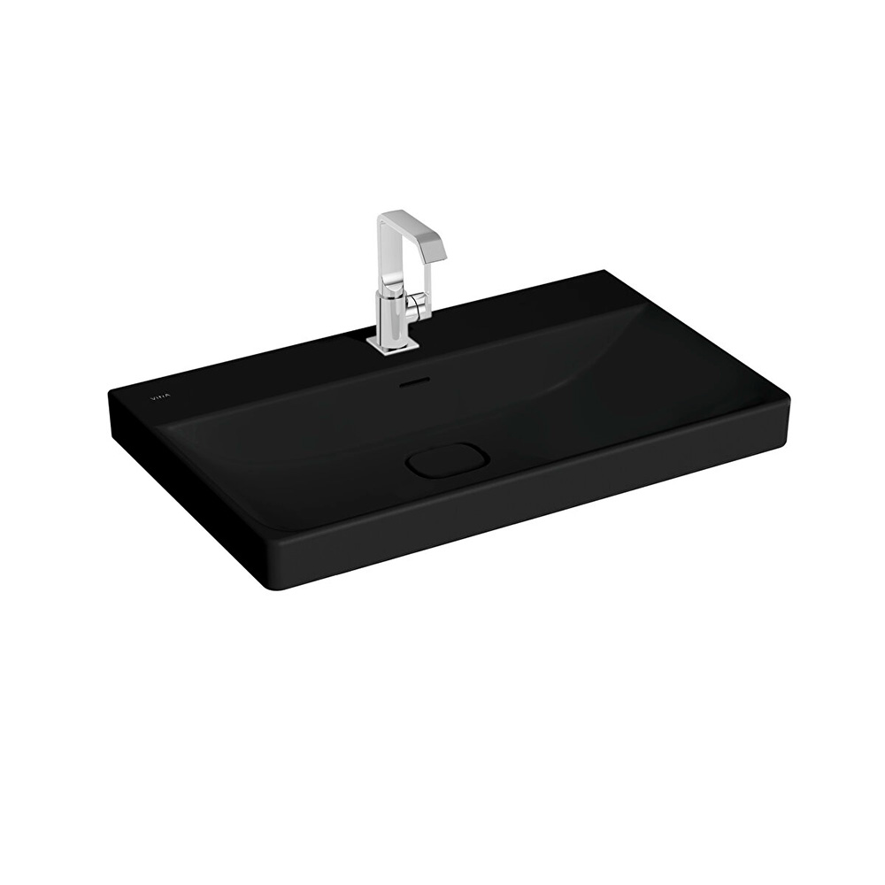 Vitra Metropole 80x47 Cm Mat Siyah Lavabo 7527B083-0001 Hemen Al