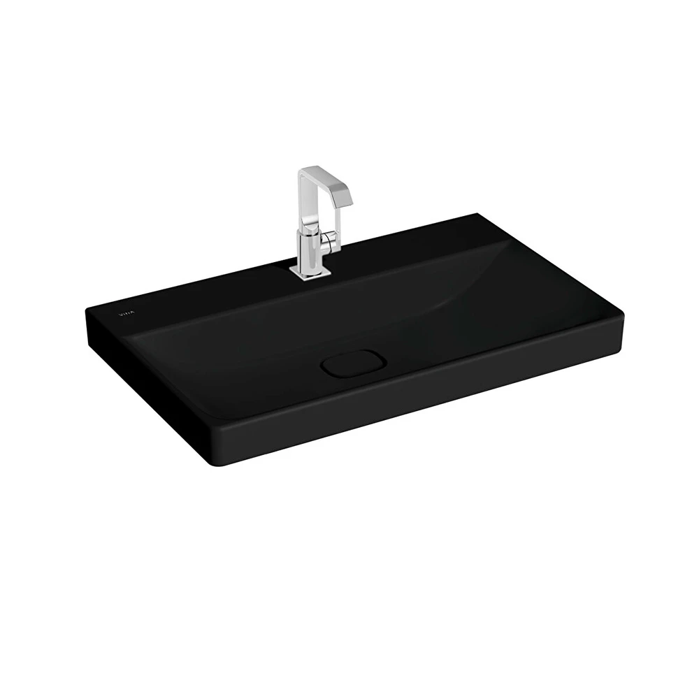 Vitra Metropole 80x47 Cm Mat Siyah Lavabo 7527B083-0041 Hemen Al