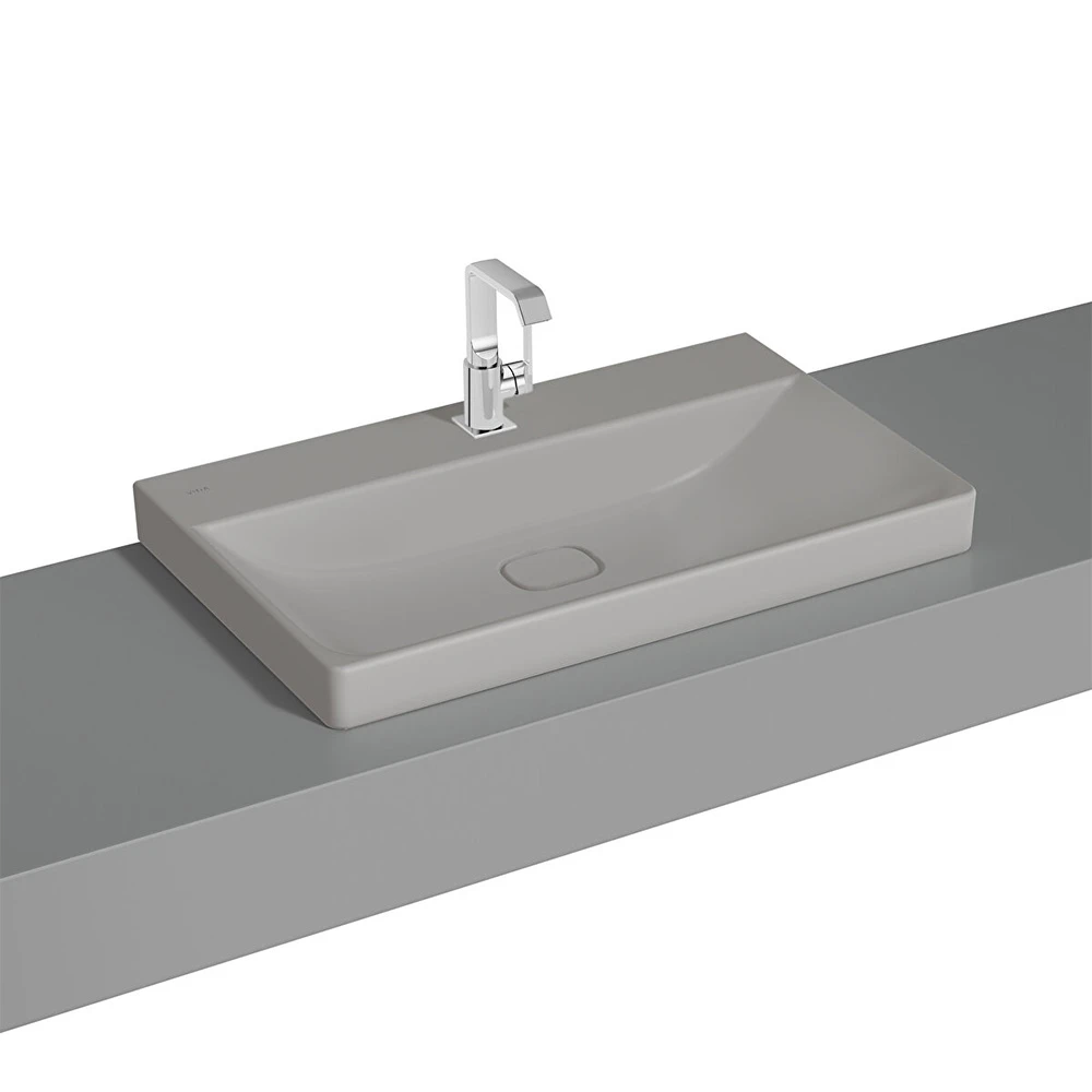 Vitra Metropole 80x47 Cm Mat Taş Gri Çanak Lavabo 7527B076-0937 Hemen Al