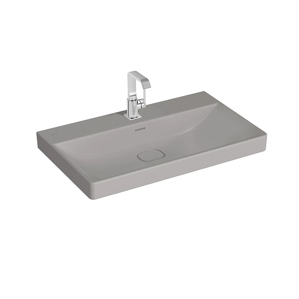 Vitra Metropole 80x47 Cm Mat Taş Gri Lavabo 7527B076-0001 Hemen Al