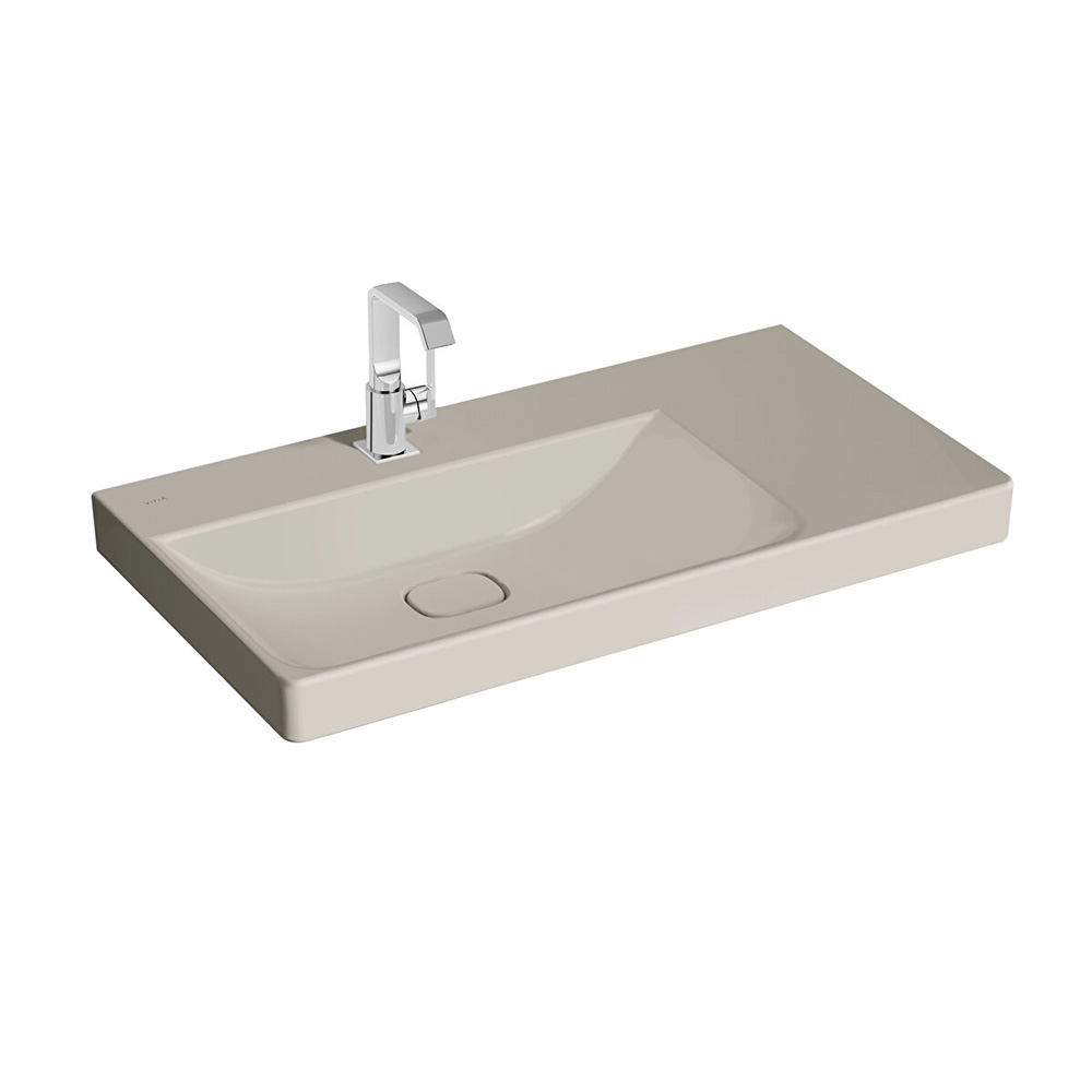 Vitra Metropole 90x47 Cm Mat Bej Lavabo 7528B020-0041 Hemen Al