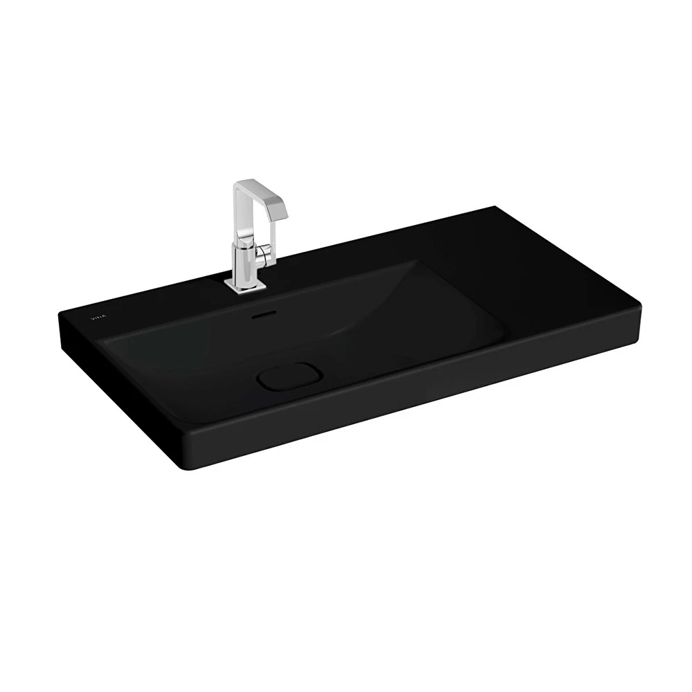 Vitra Metropole 90x47 Cm Mat Siyah Lavabo 7528B083-0001 Hemen Al