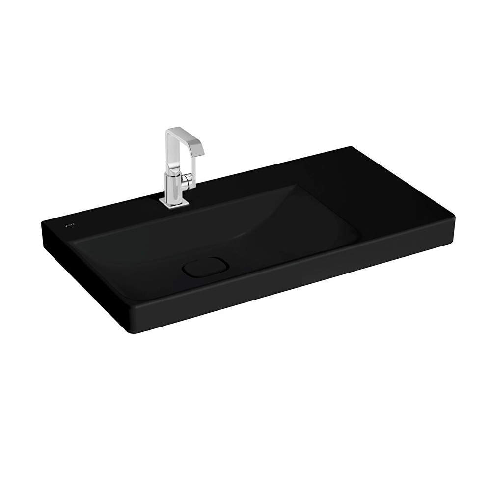 Vitra Metropole 90x47 Cm Mat Siyah Lavabo 7528B083-0041 Hemen Al