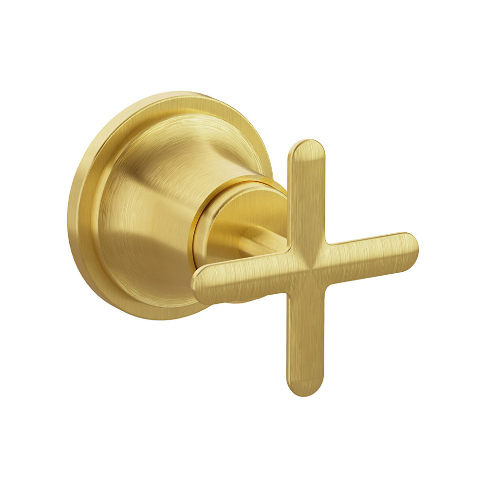 Vitra Origin Classic Ankastre Fırçalanmış Altın Stop Valf A4290225 Hemen Al