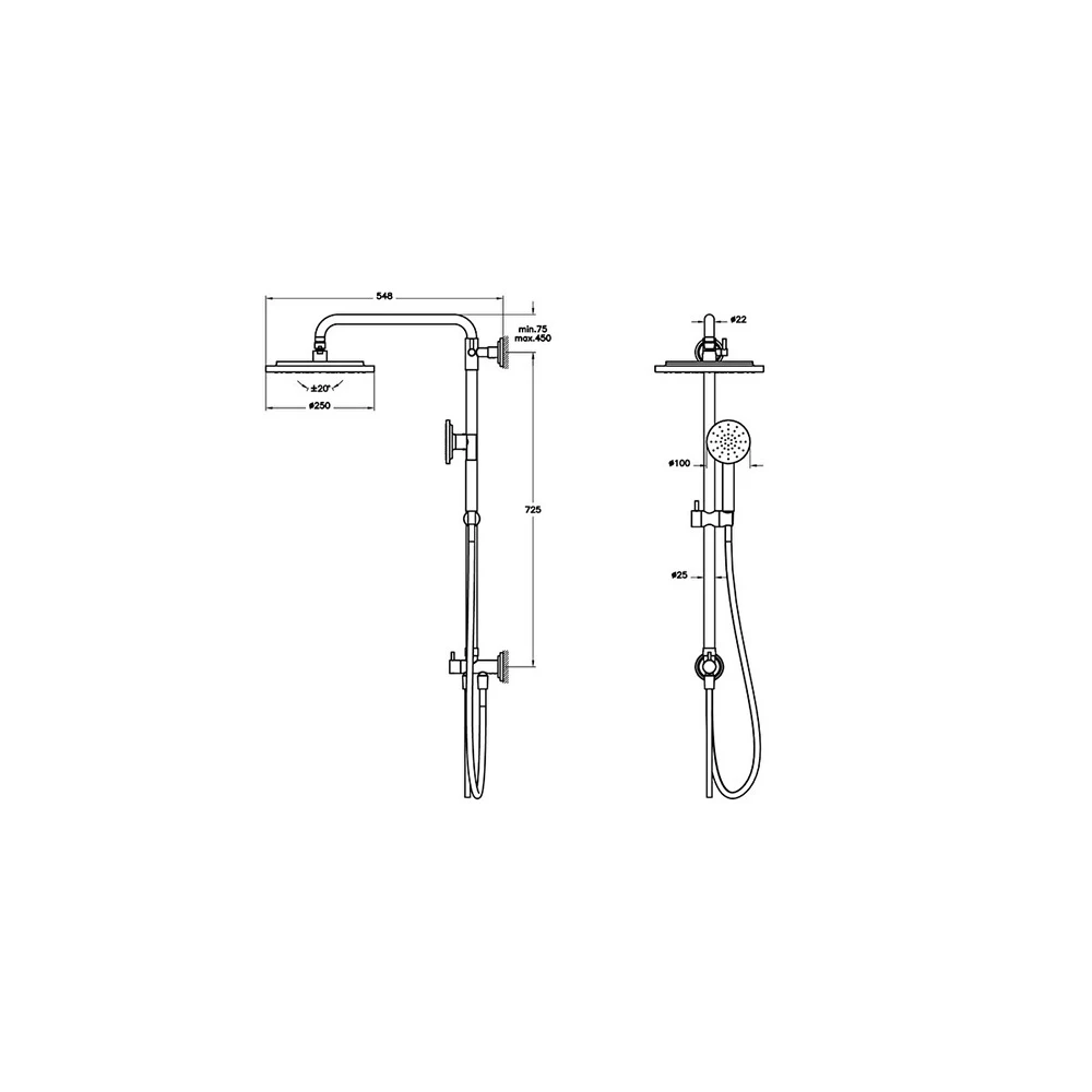 Vitra Origin Classic Duş Kolonu A45793 Hemen Al