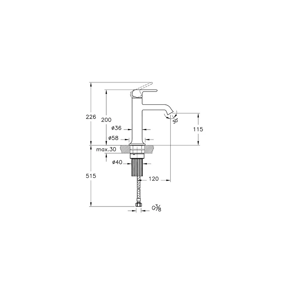 Vitra Origin Classic Üstten Kumandalı Fırçalanmış Altın Lavabo Bataryası A4288025 Hemen Al