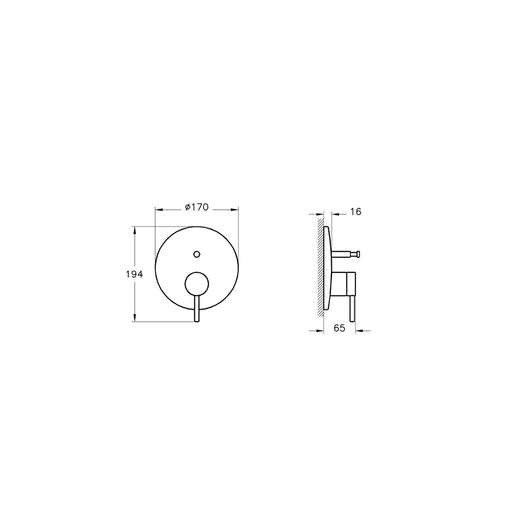 Vitra Origin Mat Siyah Ankastre Banyo Bataryası A4262036WTC Hemen Al