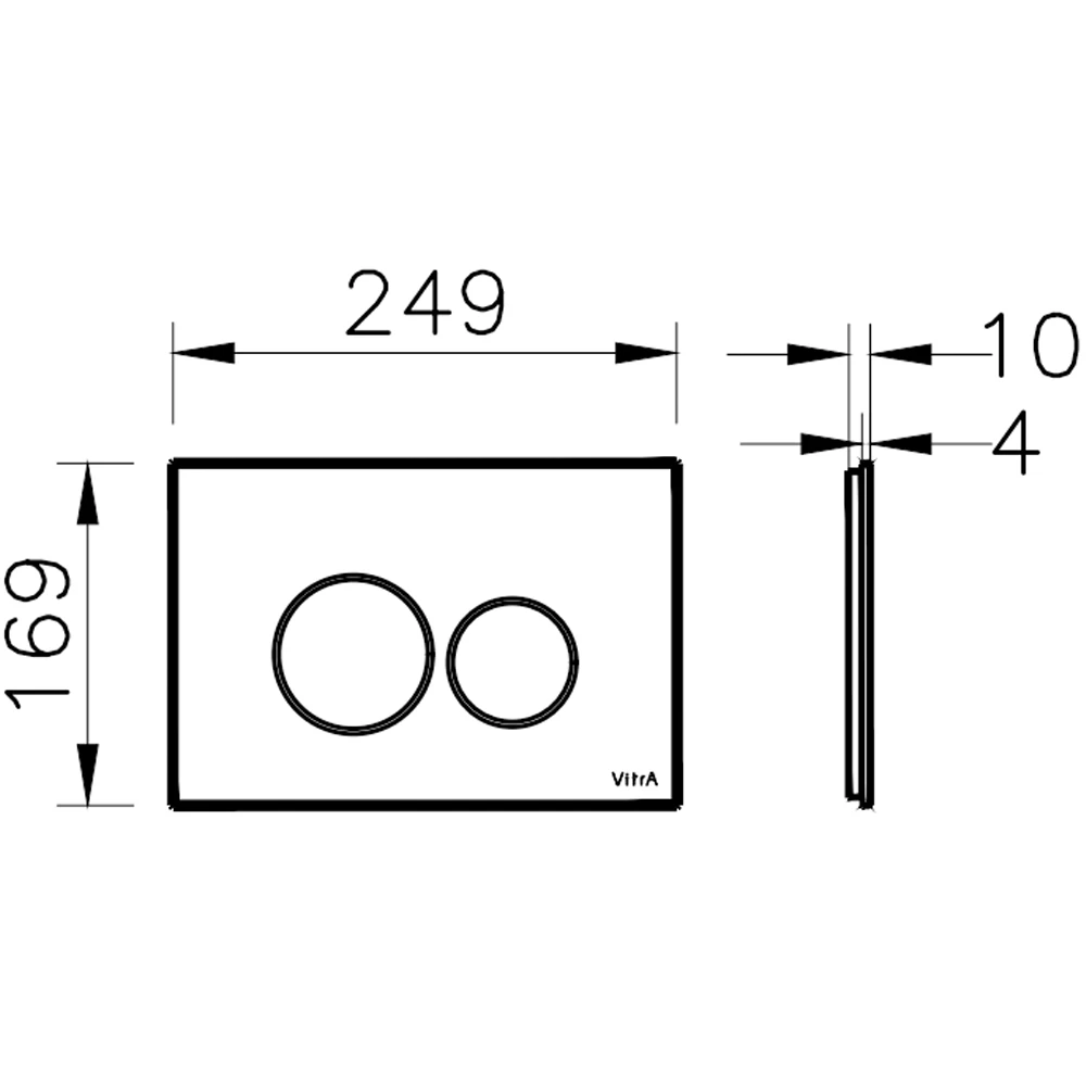 Vitra Origin Yosun Yeşili Cam Kumanda Paneli - 740-1605 Hemen Al