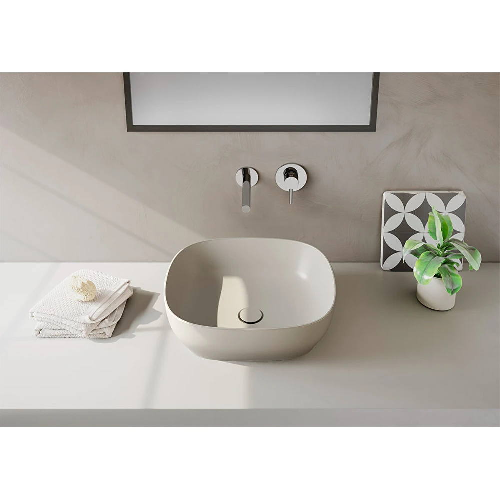 Vitra Outline 45x41 Cm Dikdörtgen Mat Bej Çanak Lavabo 5994B420-0016 Hemen Al
