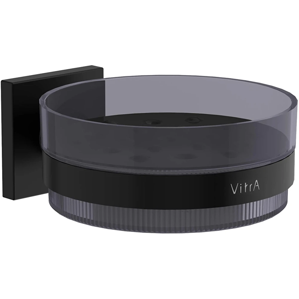 Vitra Root Mat Siyah Katı Sabunluk - A4481236 Hemen Al