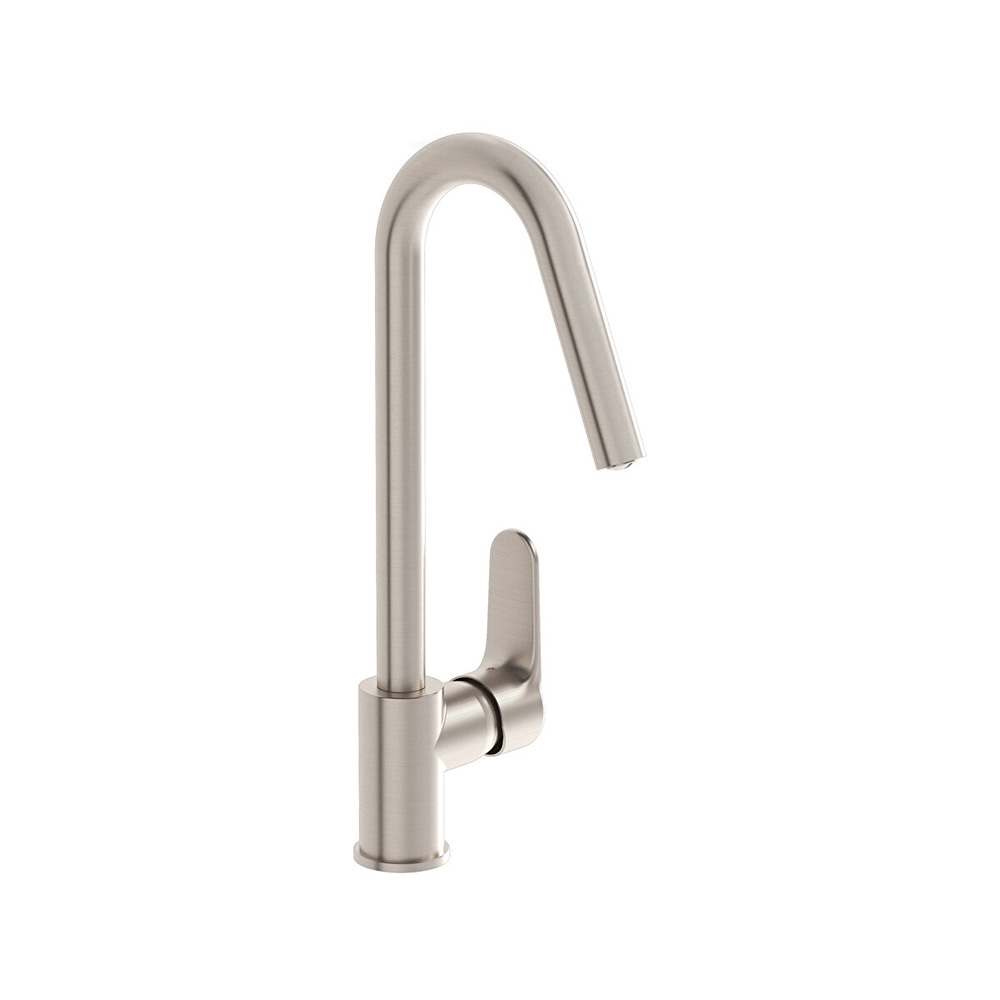 Vitra Root Round Fırçalanmış Nikel Eviye Bataryası A4274234 Hemen Al