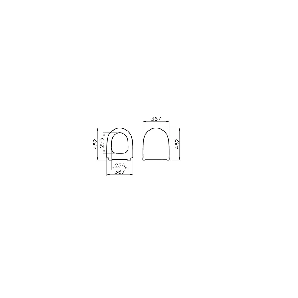 Vitra Sento Slim Yavaş Kapanan Klozet Kapağı 120-003R009 Hemen Al