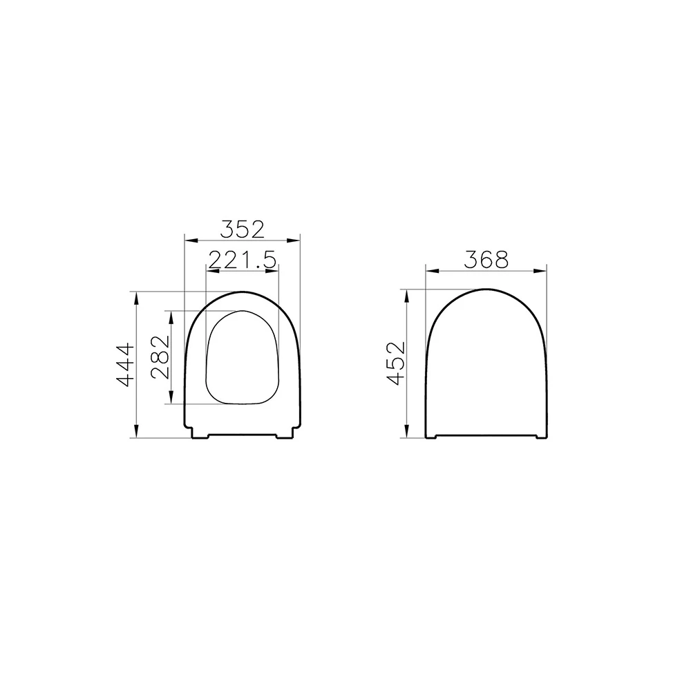 Vitra Sento Slim Yavaş Kapanan Klozet Kapağı 130-003R009 Hemen Al