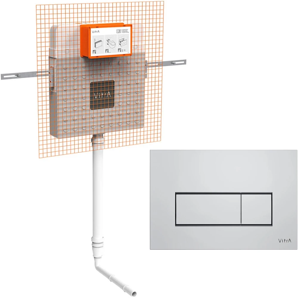 Vitra V8 Fix Helataşı İçin Gömme Rezervuar Seti - 800-2029 Hemen Al