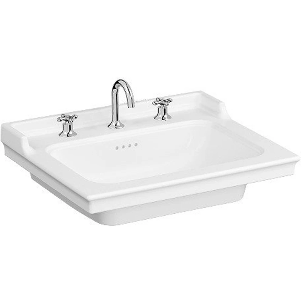 Vitra Valarte 80x53 Cm 3 Delikli Etajerli Lavabo - 7802B403-0033 Hemen Al