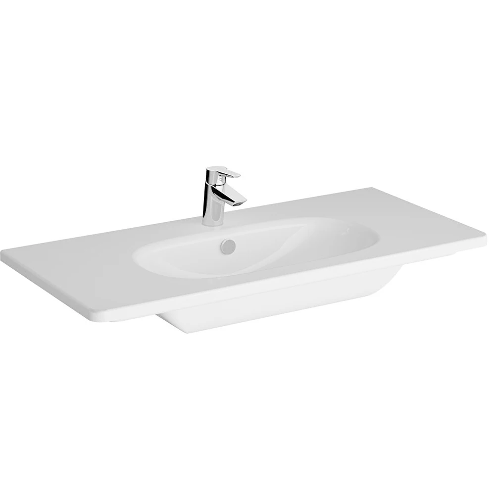 Vitra Zentrum 100x46 Cm Etajerli Lavabo 7794B003-0001 Hemen Al