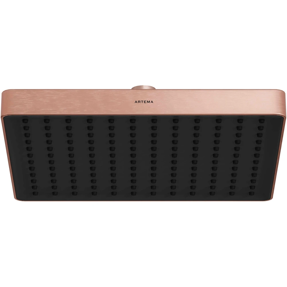 Artema Core Square 25 Cm 1 Fonksiyonlu Fırçalı Bakır Duş Başlığı - A4591324
