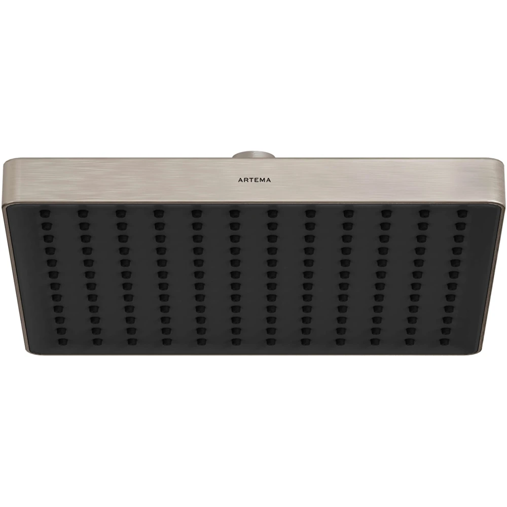 Artema Core Square 25 Cm 1 Fonksiyonlu Fırçalı Nikel Duş Başlığı - A4591334