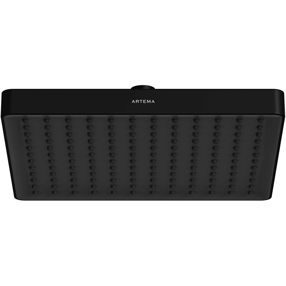 Artema Core Square 25 Cm 1 Fonksiyonlu Mat Siyah Duş Başlığı - A4591336