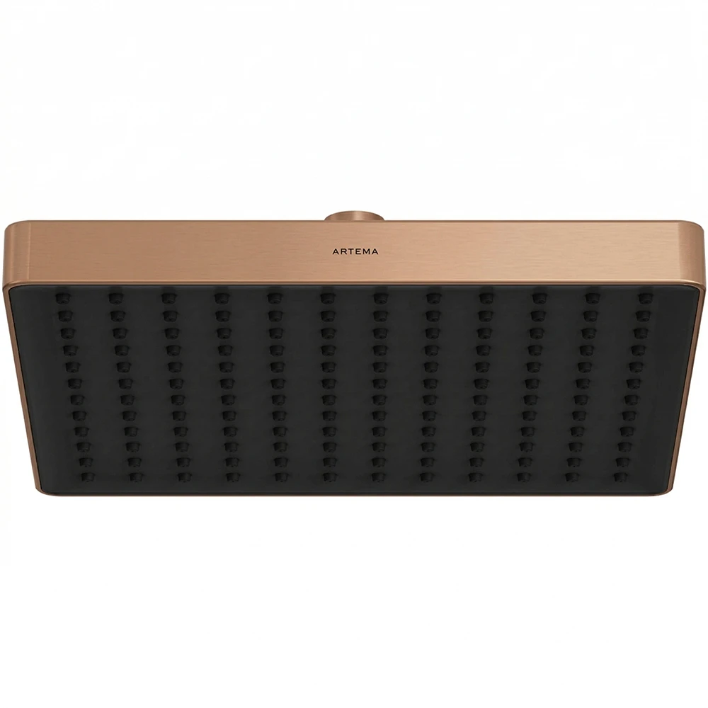 Artema Core Square 25 Cm 1 Fonksiyonlu Soft Bakır Duş Başlığı - A4591329