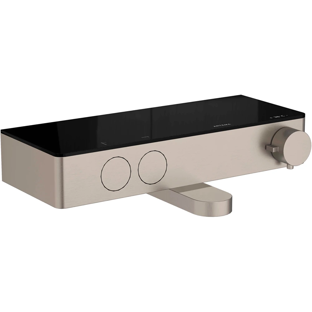 Artema Core Square Fırçalı Nikel Termostatik Banyo Bataryası - A4730834