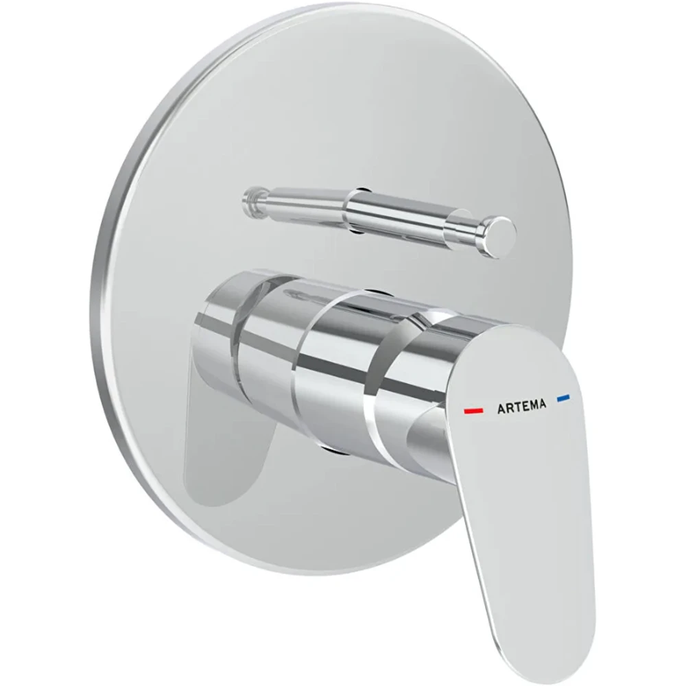 Artema Flow Round Ankastre Mekanik Duş Bataryası - A43212