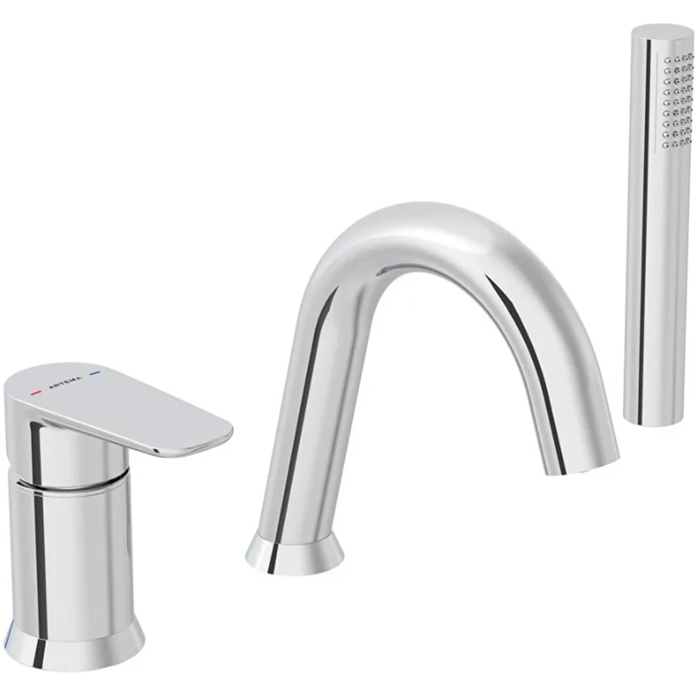 Artema Flow Soft 3 Delikli Küvet Bataryası - A43100