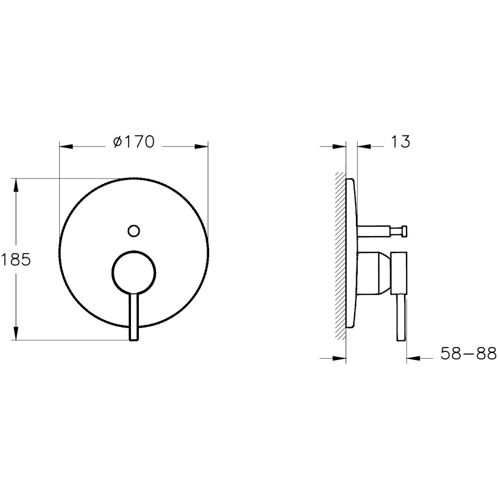 Artema Minimax Round Soft Altın Ankastre Banyo Bataryası - A4370874 2