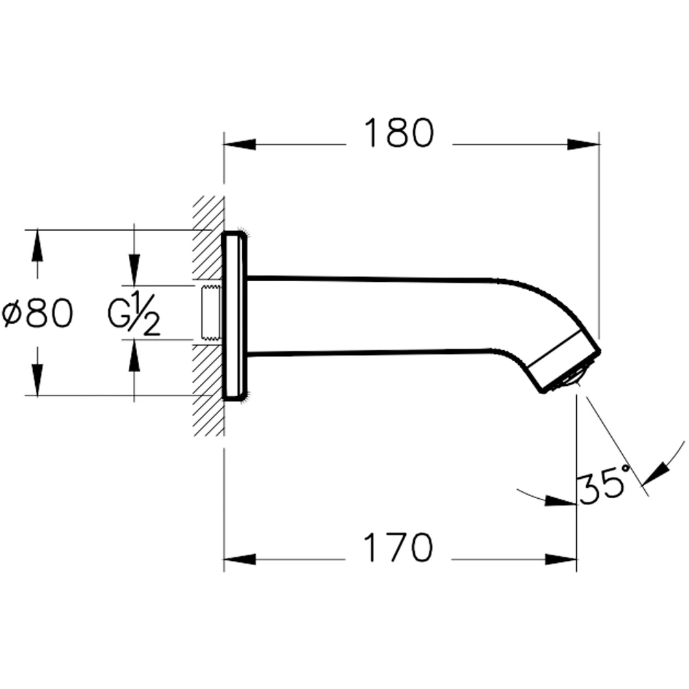 Artema Minimax Round Mat Siyah Çıkış Ucu - A4354136 2