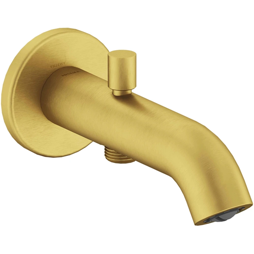 Artema Minimax Round El Duşu Çıkışlı Fırçalı Altın Çıkış Ucu - A4354225